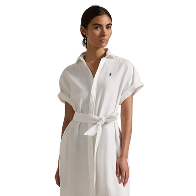Polo Ralph Lauren - Linen Panelled Shirtdress - White