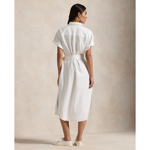 Polo Ralph Lauren - Linen Panelled Shirtdress - White