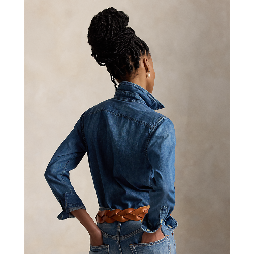 Polo Ralph Lauren -  Slim Fit Denim Shirt - Denim