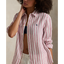 Polo Ralph Lauren - Classic Fit Linen Striped Shirt - White and Red