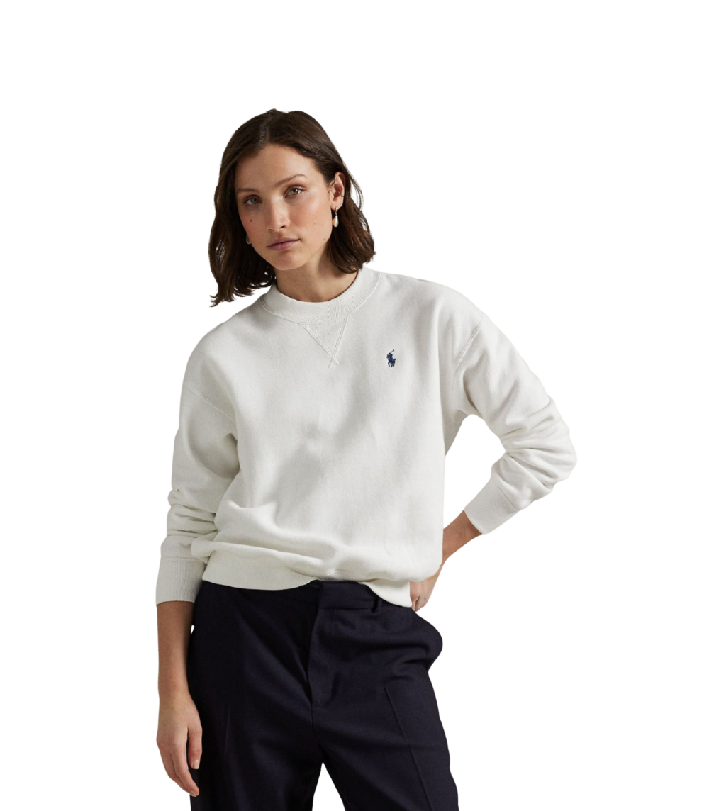 Polo Ralph Lauren -  Fleece Sweatshirt - White