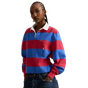 Polo Ralph Lauren -  Jersey Shaped Rugby Shirt- Red-Blue Stripe