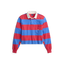 Polo Ralph Lauren -  Jersey Shaped Rugby Shirt- Red-Blue Stripe