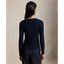 Polo Ralph Lauren - Womens Cable Knit Cotton Sweater - Navy