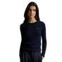 Polo Ralph Lauren - Womens Cable Knit Cotton Sweater - Navy