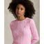 Polo Ralph Lauren -  Cable Knit Cotton Sweater - Carmel Pink