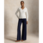 Polo Ralph Lauren -  Cable Knit Cotton Crewneck Sweater - White