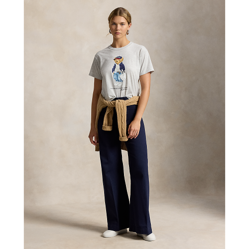 Polo Ralph Lauren -  Bear Jersey Tee - Light Smoke