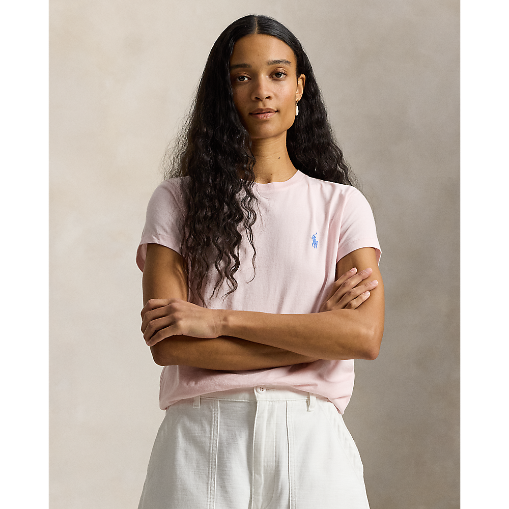 Polo Ralph Lauren - Classic Fit Cotton Crewneck Tee - Pink Sand