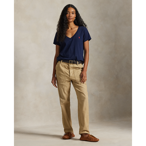 Polo Ralph Lauren - Cotton Jersey V-Neck T-Shirt - Cruise Navy
