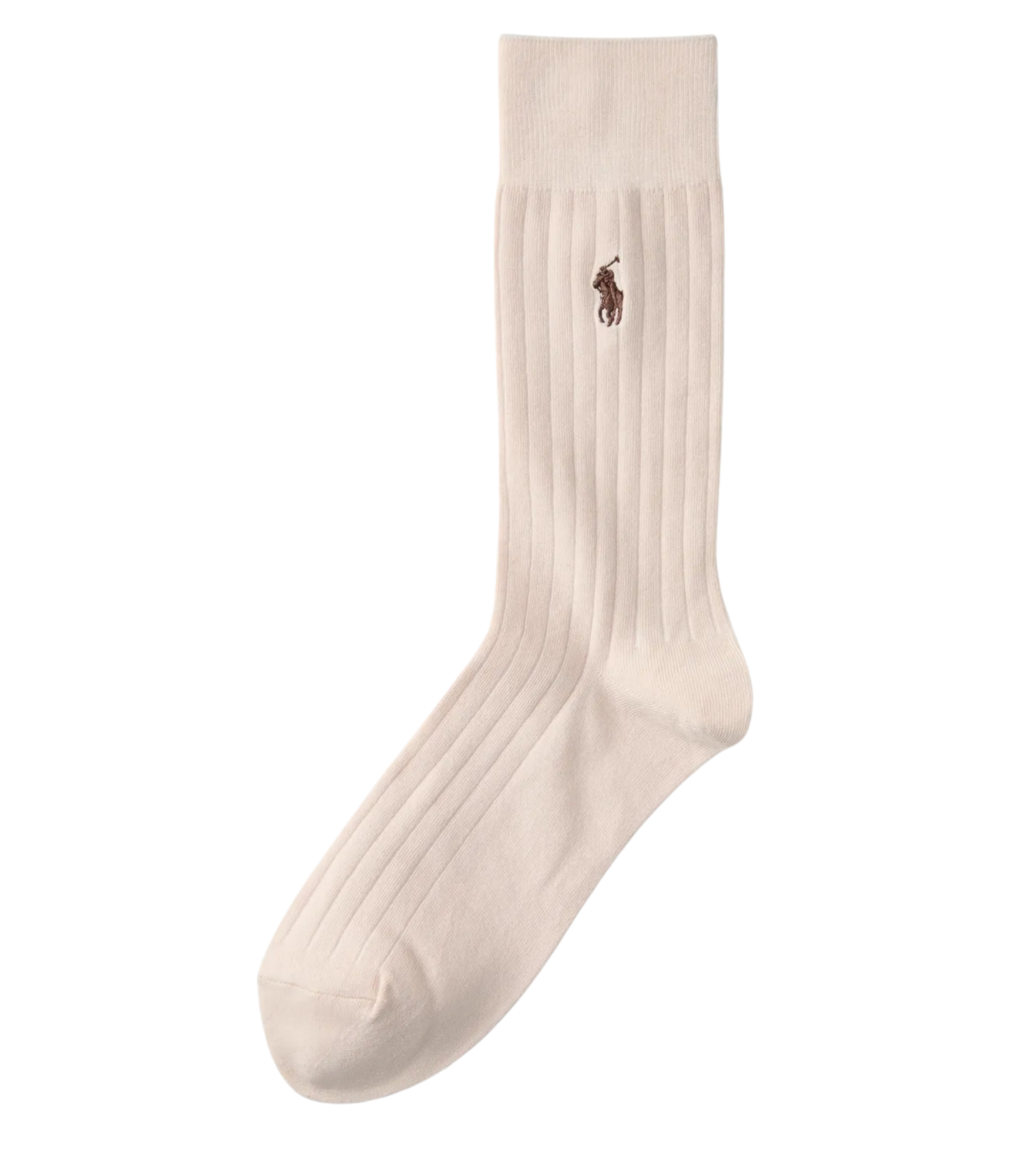 POL449856155019-Polo Ralph Lauren - Ralph Lauren - Egyptian Rib Crew Sock - Stone 