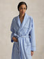 Polo Ralph Lauren - Striped Poplin Cotton Robe - Blue/White