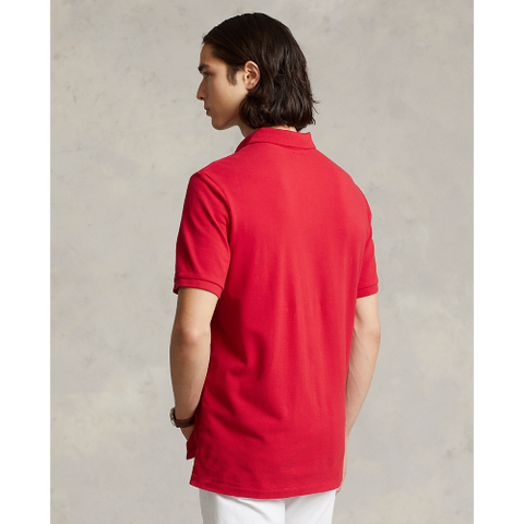 Polo Ralph Lauren -  Custom Fit Mesh Polo - Red