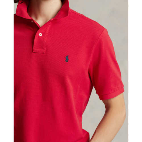 Polo Ralph Lauren -  Custom Fit Mesh Polo - Red