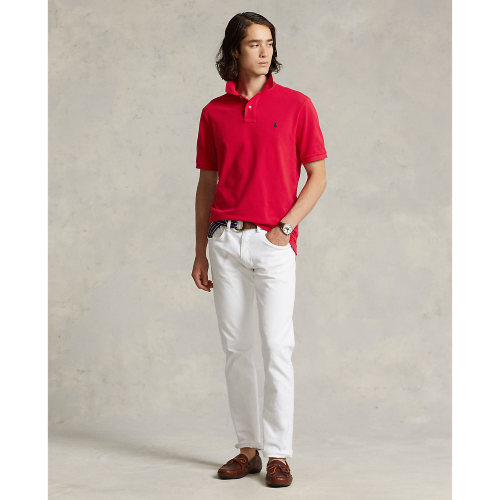 Polo Ralph Lauren -  Custom Fit Mesh Polo - Red