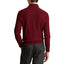 Zip Neck Cotton Pullover - Vintage Port Red