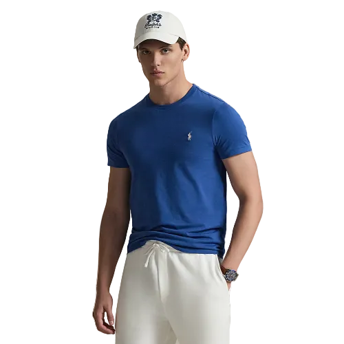 Polo Ralph Lauren - Classic Fit Cotton Crewneck Tee - Dusty Azure
