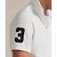 Polo Ralph Lauren - Custom Slim Fit Big Pony Mesh Polo Shirt - White