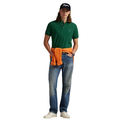 Polo Ralph Lauren -  Mesh Polo Shirt - Forest Green