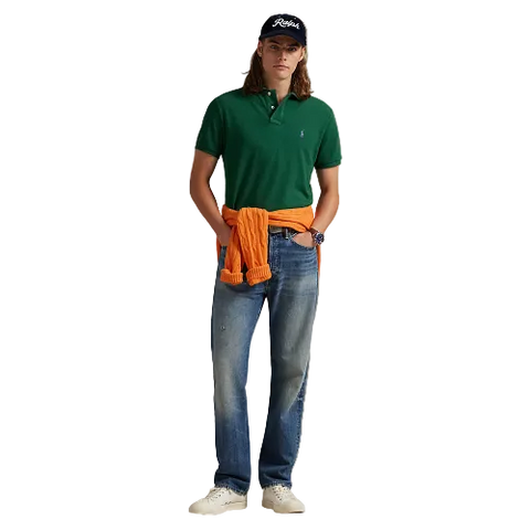 Polo Ralph Lauren -  Mesh Polo Shirt - Forest Green