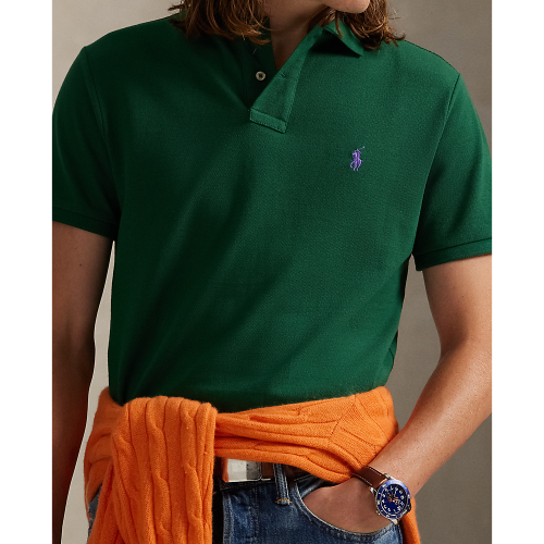 Polo Ralph Lauren -  Mesh Polo Shirt - Forest Green