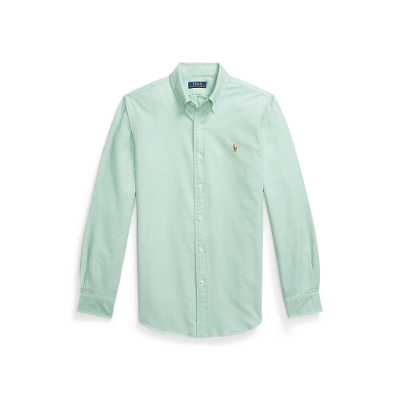 Polo Ralph Lauren - Custom Fit Striped Oxford Shirt - Summer Emerald