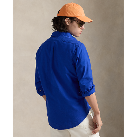 Polo Ralph Lauren - Custom Fit Garment Dyed Oxford Shirt - Pacific Royal