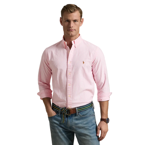 Polo Ralph Lauren - Oxford Shirt - Stripe - Rose Pink