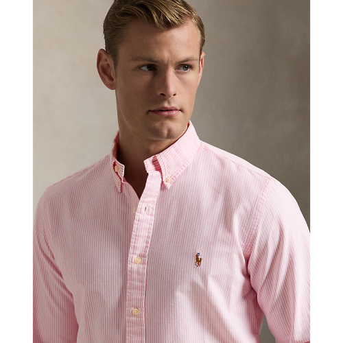 Polo Ralph Lauren - Oxford Shirt - Stripe - Rose Pink