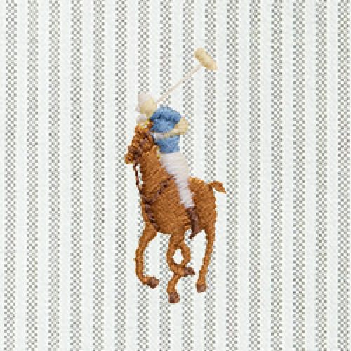 Polo Ralph Lauren - Custom Fit Striped Oxford Shirt- Shamrock Green