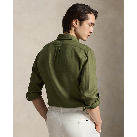 Polo Ralph Lauren - Custom Fit Linen Shirt - Garden Trail