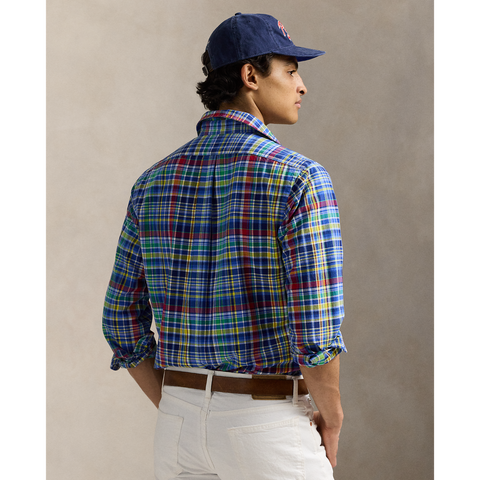 Polo Ralph Lauren - Poplin Stretch Shirt - Check - Royal/Navy Multi