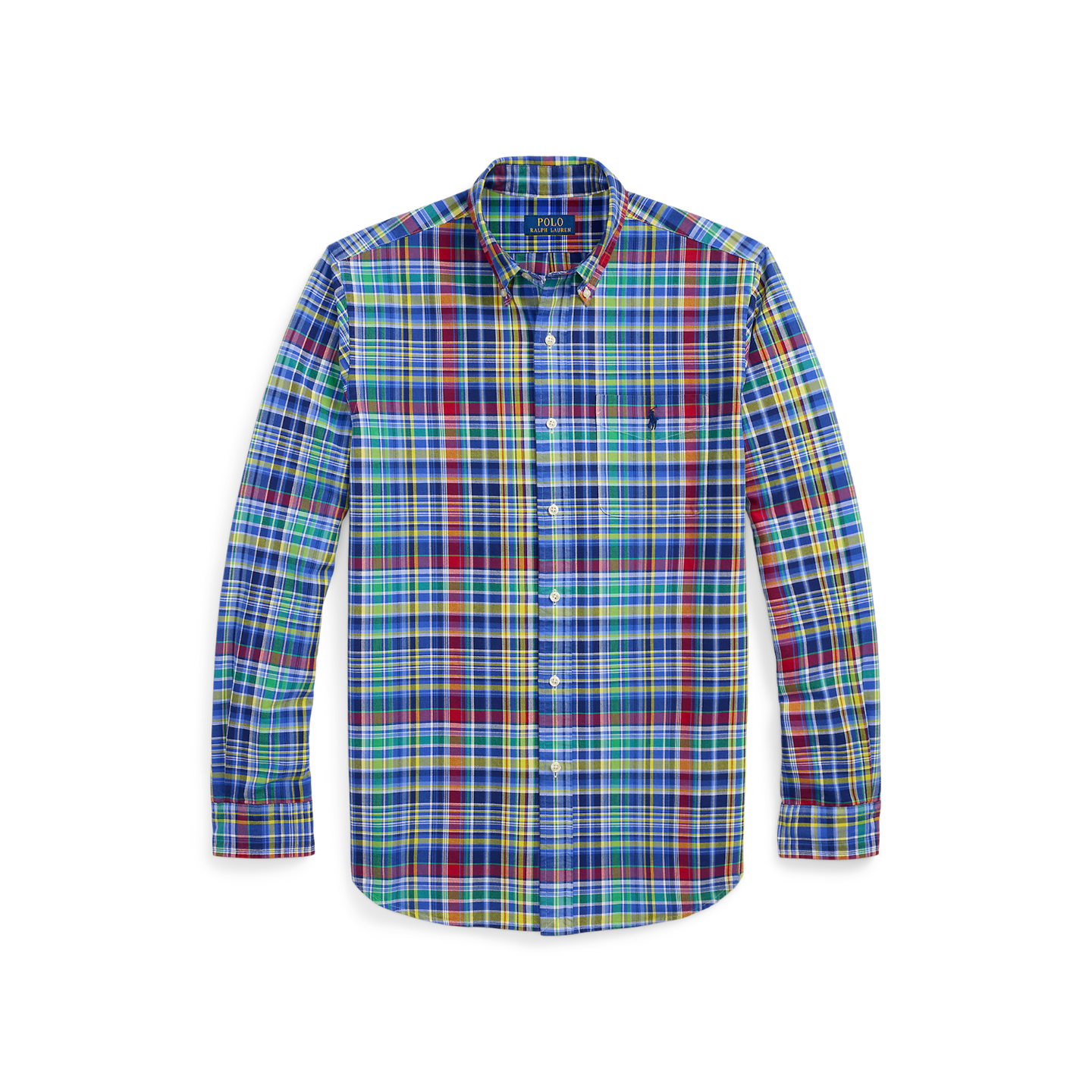 Polo Ralph Lauren - Poplin Stretch Shirt - Check - Royal/Navy Multi