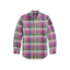 Polo Ralph Lauren - Custom Fit Plaid Oxford Shirt - Pink Blue