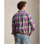 Polo Ralph Lauren - Custom Fit Plaid Oxford Shirt - Pink Blue