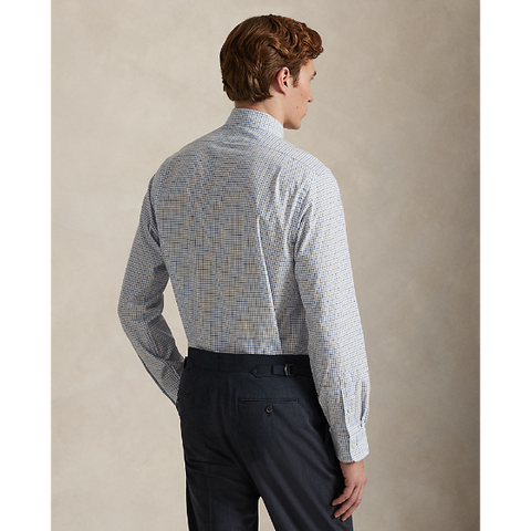 Polo Ralph Lauren - Custom Fit Plaid Stretch Poplin Shirt - White Multi