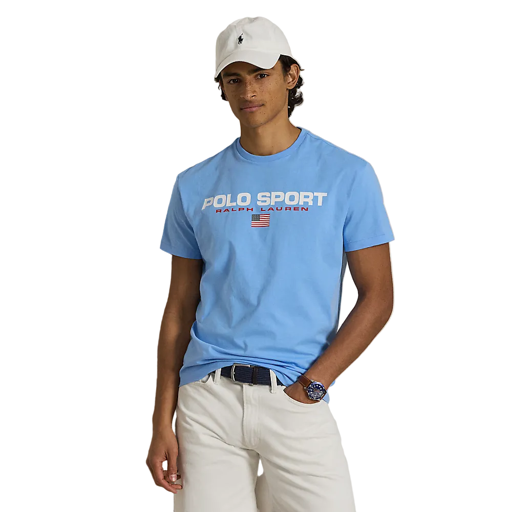 Polo Ralph Lauren - Classic Fit Polo Sport Jersey T-Shirt - Chatham Blue