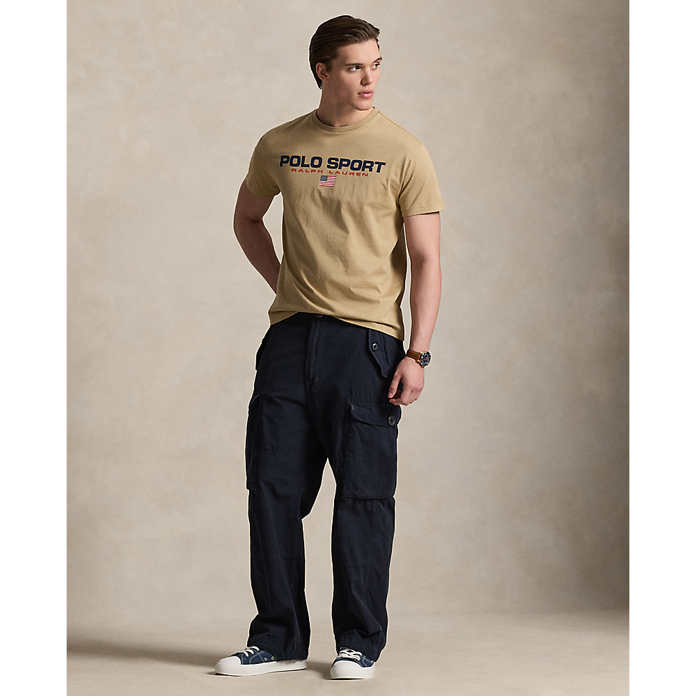 Polo Ralph Lauren - Classic Fit Polo Sport Jersey T-Shirt - Vintage Khaki