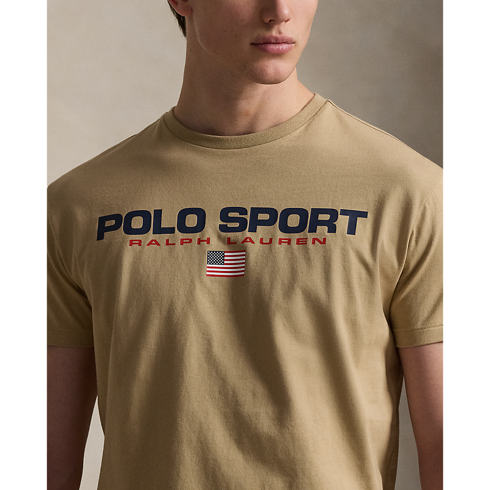 Polo Ralph Lauren - Classic Fit Polo Sport Jersey T-Shirt - Vintage Khaki