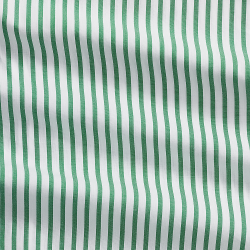 Polo Ralph Lauren - Custom Fit Striped Oxford Shirt - White Erin Green 