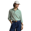 Polo Ralph Lauren - Custom Fit Striped Oxford Shirt - White Erin Green 