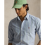 Polo Ralph Lauren - Custom Fit Striped Oxford Shirt - Navy Green Multi 