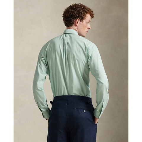 Polo Ralph Lauren - Custom-Fit Stretch Cotton Shirt - Green White