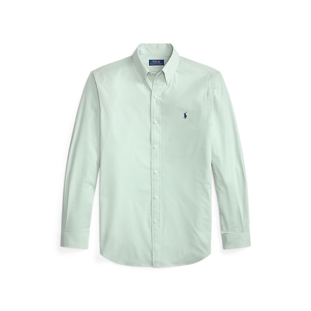 Polo Ralph Lauren - Custom-Fit Stretch Cotton Shirt - Green White