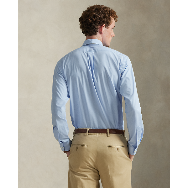 Polo Ralph Lauren - Custom-Fit Stretch Cotton Shirt - Blue White