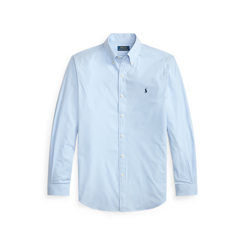 Polo Ralph Lauren - Custom-Fit Stretch Cotton Shirt - Blue White
