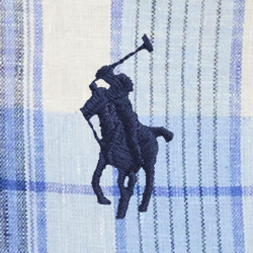 Polo Ralph Lauren - Custom Fit Check Linen Shirt - Blue Multi