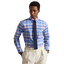 Polo Ralph Lauren - Custom Fit Plaid Stretch Oxford Shirt - Blue Pink
