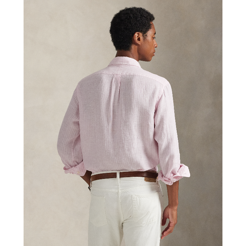 POL710P07024001 - Polo Ralph Lauren - Classic Fit Oxford Shirt - Pink/White