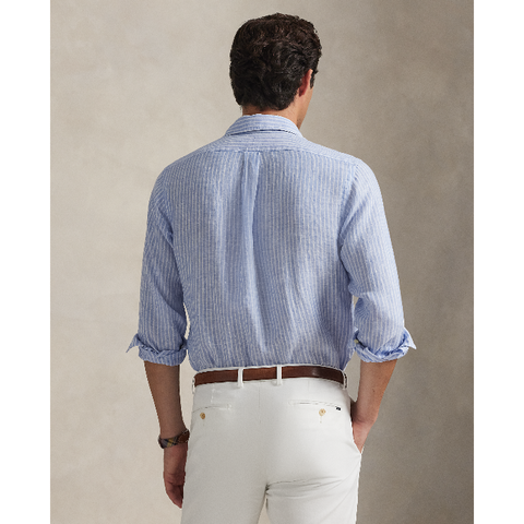 POL710P07024002-Polo Ralph Lauren - Classic Fit Oxford Shirt - Harbour Blue